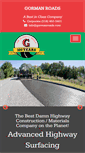 Mobile Screenshot of gormanroads.com